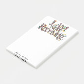 Post-it® *~* Fleurs 13 JE REÇOIS MAINTENANT LE Manifestemen (Incliné)