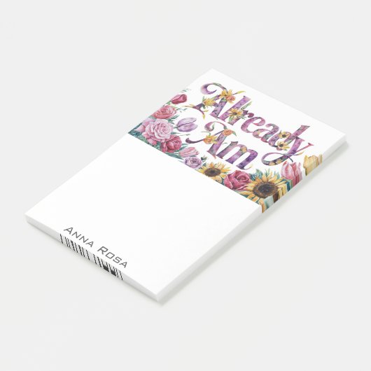 Post-it® *~* Fleurs 1 DÉJÀ AM AP85 Manifestation (Incliné)