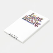 Post-it® *~* Fleurs 23 JE REÇOIS MAINTENANT L'AP85 Manifest (Incliné)