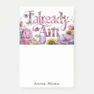 Post-it® *~* Fleurs 5 DÉJÀ AM AP85 Manifestation