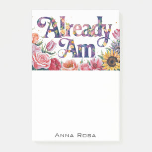 Post-it® *~* Fleurs 8 DÉJÀ AM AP85 Manifestation