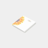 Post-it® Fleurs à monogramme personnalisées (Incliné)