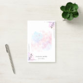 Post-it® Fleurs Absract Aquarelle Personnalisée (Bureau)