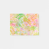 Post-it® Fleurs Abstraites et Feuilles (Devant)
