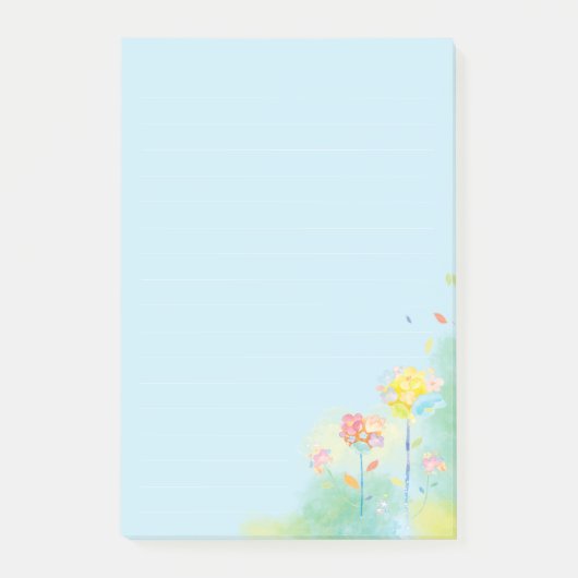 Post-it® Fleurs aquarelles (Devant)