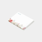 Post-it® Fleurs aquarelles 4 x 3 Notes post-it (Incliné)