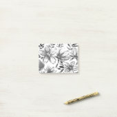 Post-it® Fleurs Aquarelles Rouges 4 (Sur un bureau)
