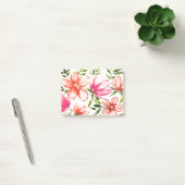 Post-it® Fleurs Aquarelles Rouges 5 (Bureau)