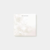 Post-it® Fleurs Blanches d'Ivoire Post it Notes (Devant)