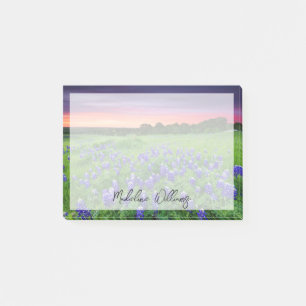 Post-it® Fleurs Bluebonnets à Sunset Texas