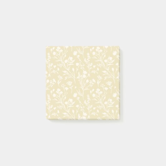 Post-it® Fleurs bruissantes Neutre - Blé doré (Devant)