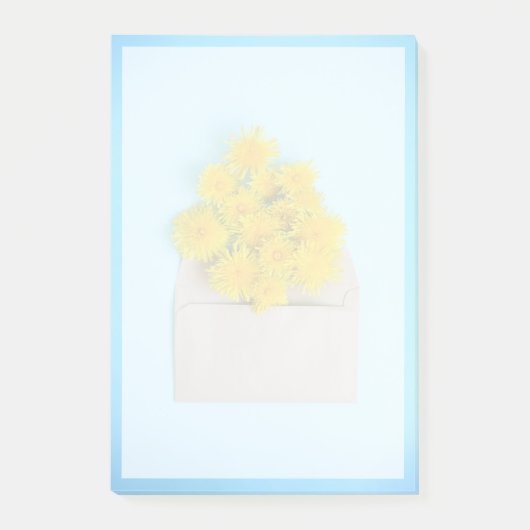 Post-it® Fleurs | Dandelions dans l'enveloppe (Devant)