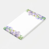 Post-it® Fleurs d'aquarelle adorables (Incliné)