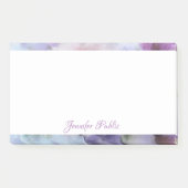 Post-it® Fleurs d'aquarelle de texte de script manuel perso (Devant)