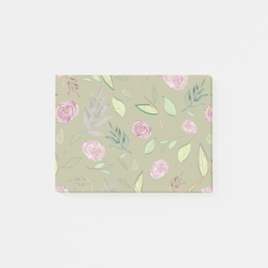 Post-it® Fleurs d'aquarelle festive 5 (Devant)