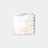 Post-it® Fleurs d'aquarelle Joyeuses 3" x 3" (Devant)