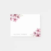 Post-it® Fleurs de cerisier aquarelle personnalisées (Devant)