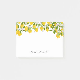 Post-it® Fleurs de citronnier élégantes Votre message