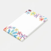 Post-it® Fleurs de couleur d'eau (Incliné)