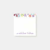 Post-it® Fleurs de couleur d'eau (Devant)