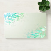 Post-it® Fleurs de feuilles d'aquarelle verte Mariage botan (Bureau)