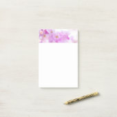 Post-it® Fleurs de fleurs de cerisier rose (Sur un bureau)
