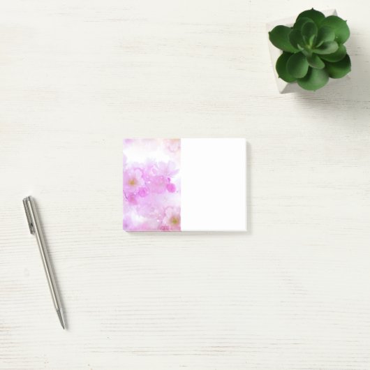 Post-it® Fleurs de fleurs de cerisier rose (Bureau)