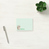 Post-it® Fleurs de Hérisson Monogrammées (Bureau)