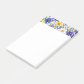 Post-it® Fleurs de jardin printanière Élégant Plutôt Floral (Incliné)