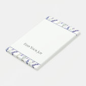 Post-it® Fleurs de lavande violettes romantiques (Incliné)