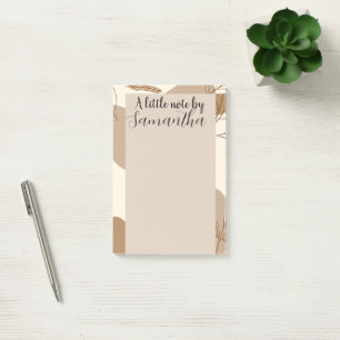 Post-it® Fleurs de lineares minimalistes personnalisées