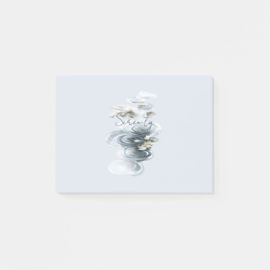 Post-it® Fleurs de lotus Serenity Lilypads (Devant)