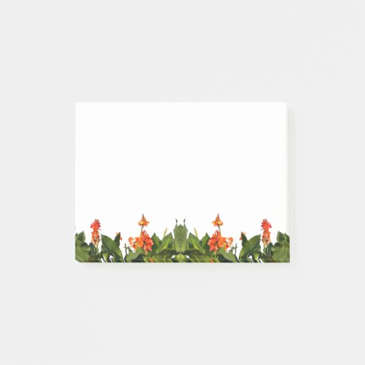Post-it® Fleurs De Lys Oranges Dans Un Jardin (Devant)