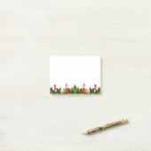 Post-it® Fleurs De Lys Oranges Dans Un Jardin (Sur un bureau)