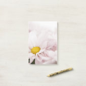 Post-it® Fleurs de marais blancs Fleurs de fleurs roses (Sur un bureau)
