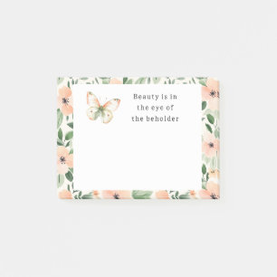Post-it® Fleurs de Pêche Beauté Personne qui contemple