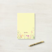 Post-it® Fleurs de prairie (Sur un bureau)
