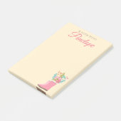 Post-it® Fleurs de printemps et bottes de pluie (Incliné)