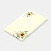 Post-it® Fleurs de soleil (Incliné)