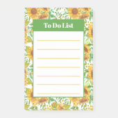 Post-it® Fleurs de soleil (Devant)