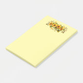 Post-it® Fleurs de soleil post-it-notes (Incliné)