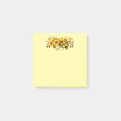 Post-it® Fleurs de soleil post-it-notes (Devant)