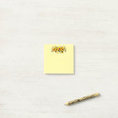 Post-it® Fleurs de soleil post-it-notes (Sur un bureau)