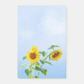 Post-it® Fleurs de soleil sous le ciel bleu (Devant)
