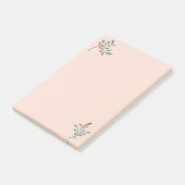 Post-it® Fleurs de Teint Rose Botanique (Incliné)