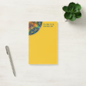 Post-it® FLEURS DE VIE - Fleur fractale 1 (Bureau)