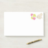 Post-it® fleurs des mains (Sur un bureau)