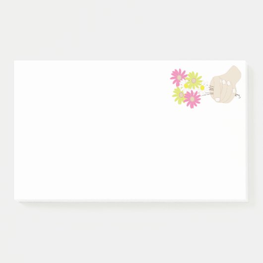 Post-it® fleurs des mains (Devant)