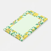 Post-it® Fleurs d'eucalyptus jaune (Incliné)