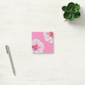 Post-it® Fleurs d'Hibiscus blanc personnalisées (Bureau)